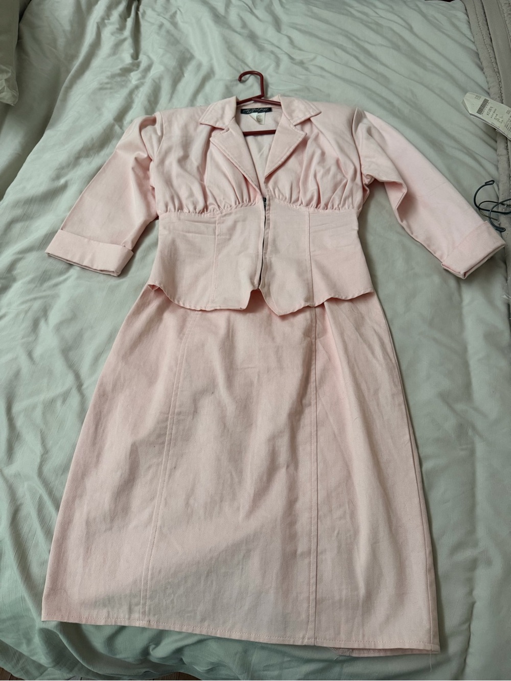 All That Jazz Soft Pink Two-Piece Skirt Set